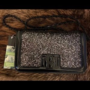 Badgley Mischka Glitter Bag